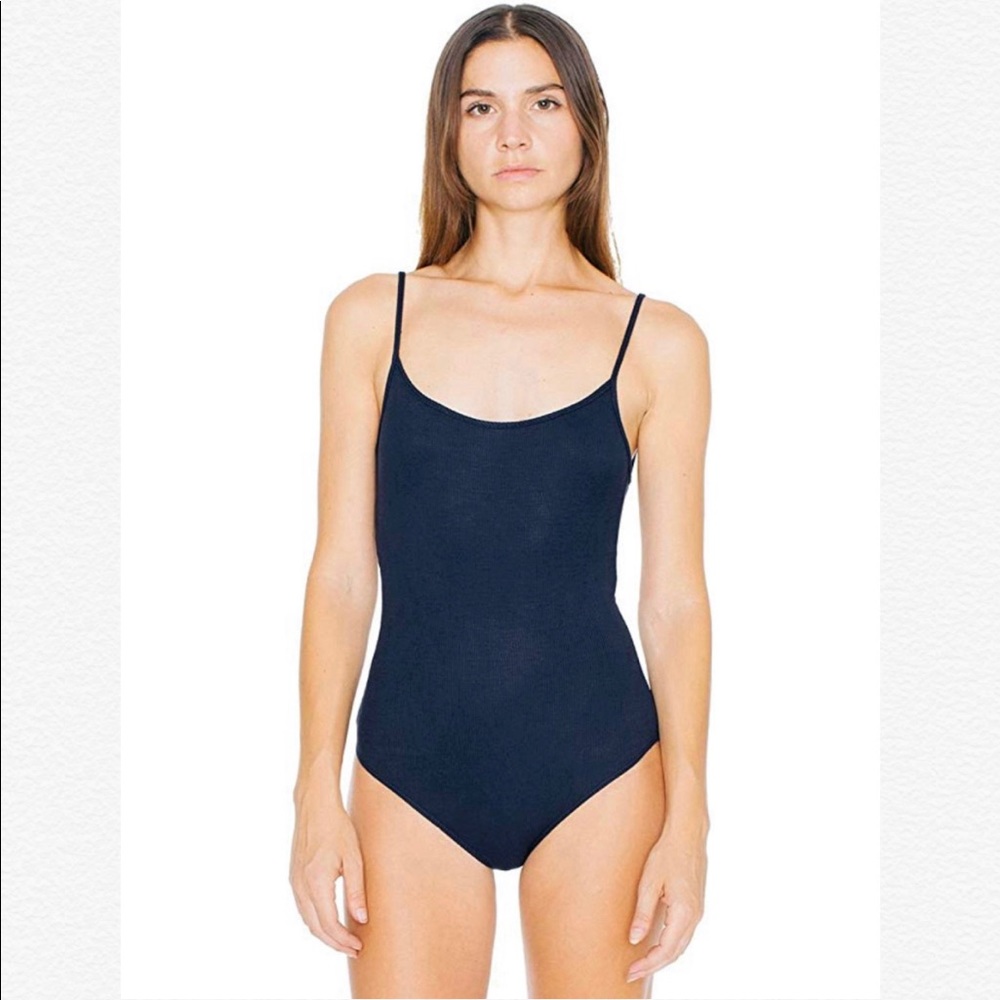 American Apparel Bodysuit, Navy, M
